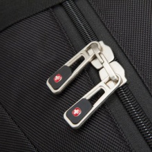 瑞士军刀电脑包双肩包15寸学院风休闲韩版笔记本背包黑色 SA-9393