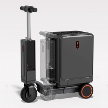 DTA电动行李箱骑行可坐大人20寸旅行箱代步可登机 黑色GX2510