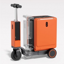 DTA电动行李箱骑行可坐大人20寸旅行箱代步可登机 橙色GX2511