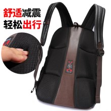 施维茨十字双肩包男士背包女韩版电脑包休闲旅行包高中学生书包潮