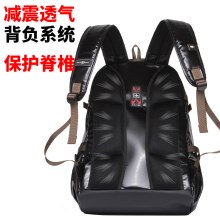 施维茨十字双肩包男士背包高中学生书包女韩版旅行包商务电脑包潮