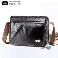 施维茨十字男包韩版男士单肩包商务斜挎包男背包潮流横款男士包包