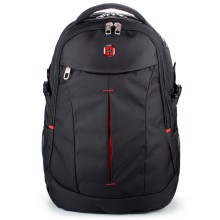 SWISSGEAR瑞士军刀户外背包休闲双肩包15寸黑色电脑包 SA-9330